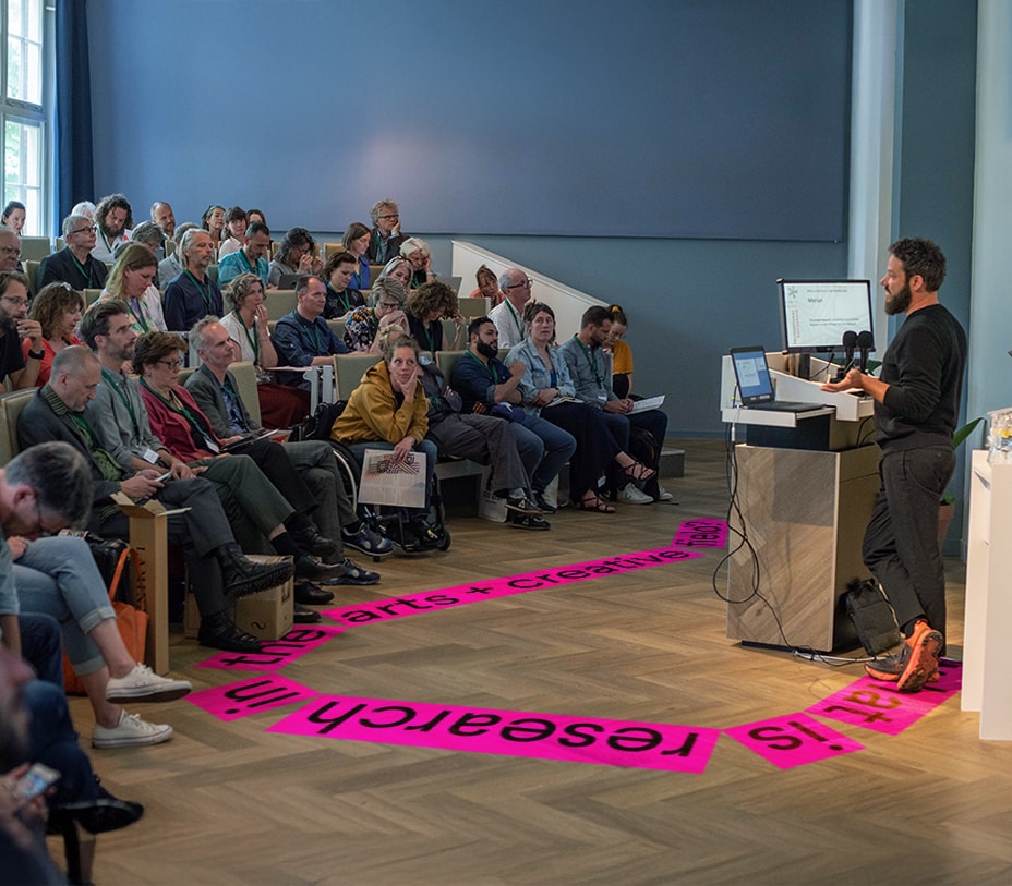 PD Arts + Creative floor sticker